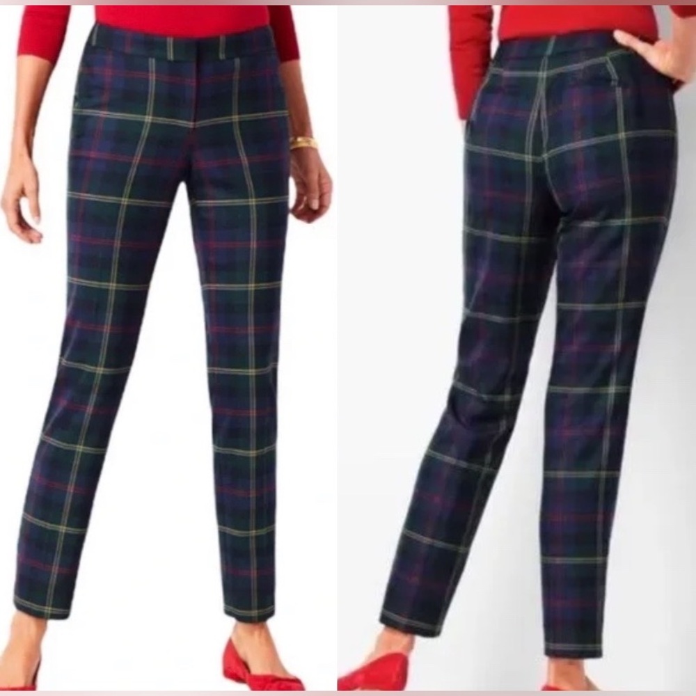 NWT Talbots hampshire Ankle plaid pants